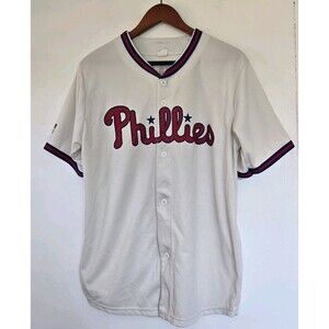 Phillies Bryce Harper Jersey Mens Large Printed Shirt Seasons Pizza MLB Baseball